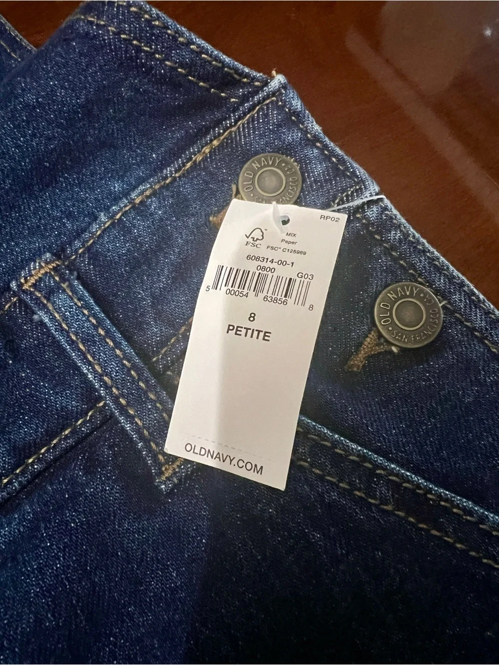 Old Navy Women's Petite 8P Casual Denim Overall Jumpsuit Solid Streetwear Bibs
